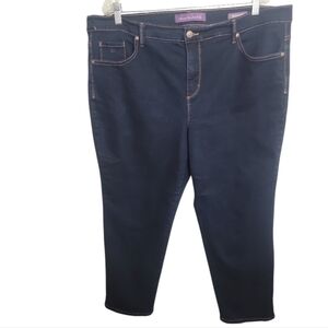 Gliria Vanderbilt women's plus size amanda jeans size 20W short